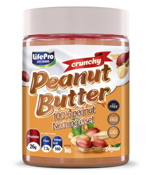 LIFE PRO FIT FOOD PEANUT BUTTER CRUNCHY 1KG