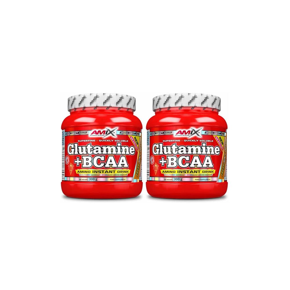 Glutamina + Bcaa´s Aminoacidos Ramificados 300gr