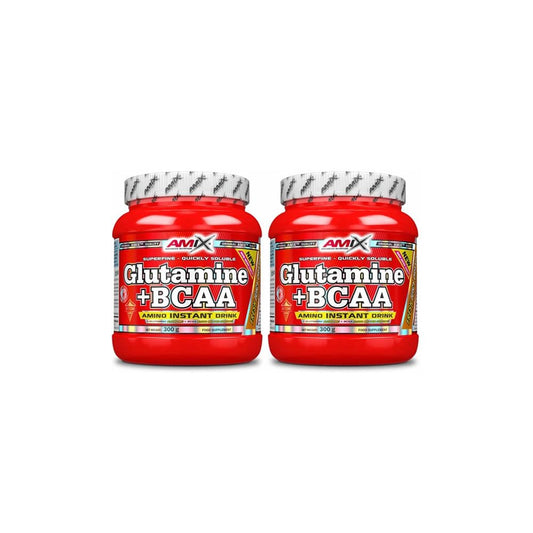 Glutamina + Bcaa´s Aminoacidos Ramificados 300gr