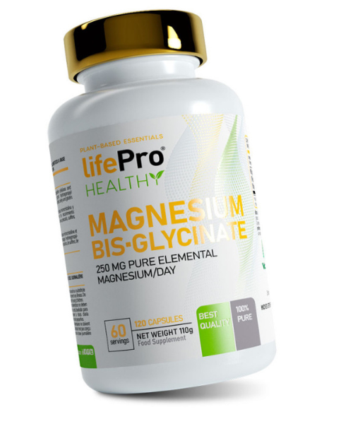 LIFE PRO BISGLICINATO DE MAGNESIO 120caps