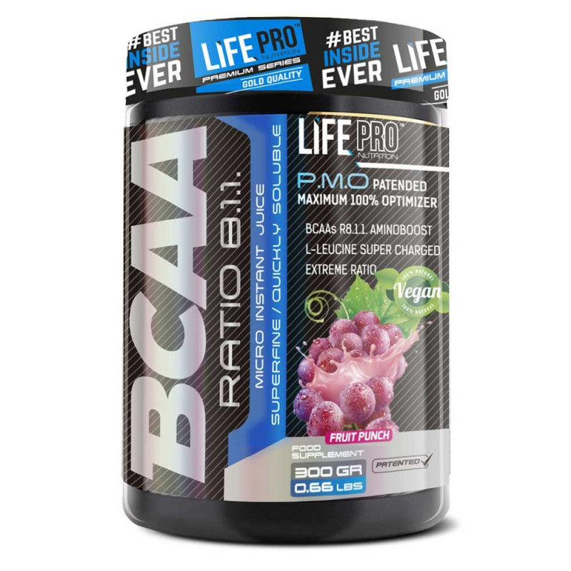 LIFE PRO BCAA 8.1.1 1000mg 200 tabs