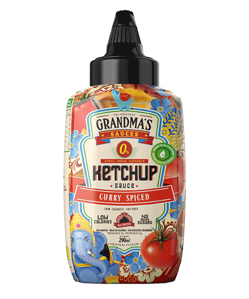 GRANDMAS KETCHUP CURRY SPICED SAUCE